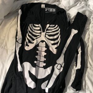 Skeleton onesie